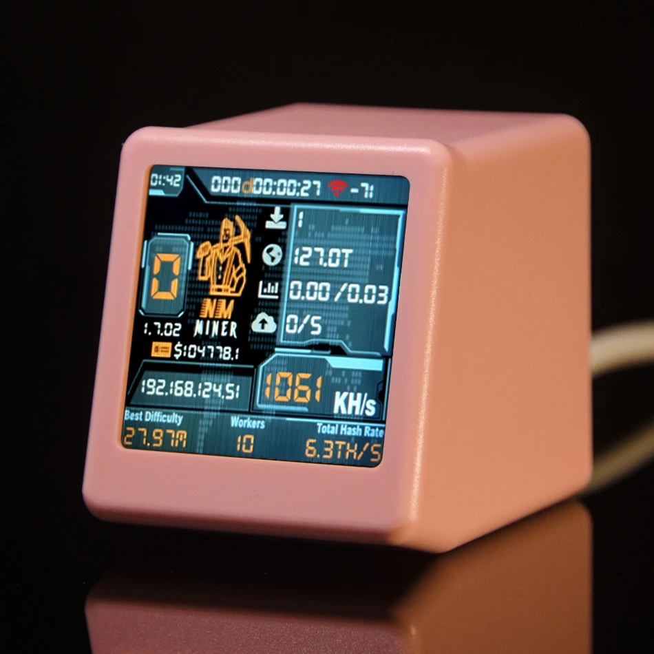 Zorvionix ビットコインマイナー NMMiner スマートテレビ 1060KH/s Better Nerdminer v2 1.6.3  パソコン・周辺