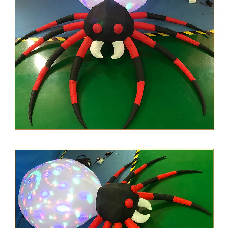 

Halloween Pumpkin 2.4m Spider Air Model Fun Halloween Decoration Ghost Festival Air Model