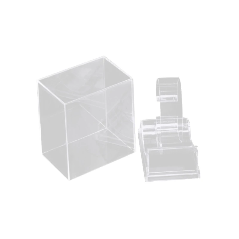 31BB Watch Display Case Dustproof Watch Container Acrylic Collector Box Wristwatch Storage Solution Acrylic Texture