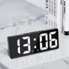 Two Sets of Minimalist  Alarm Clocks - Korean Fashion Style with Big  Digital Display  Bedrooms 2