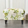 Ottoman Stool Covers Spandex Rectangle Stretch Stool Cover All-inclusive Footstool Sofa Footrest Slipcover Furniture Protector 3