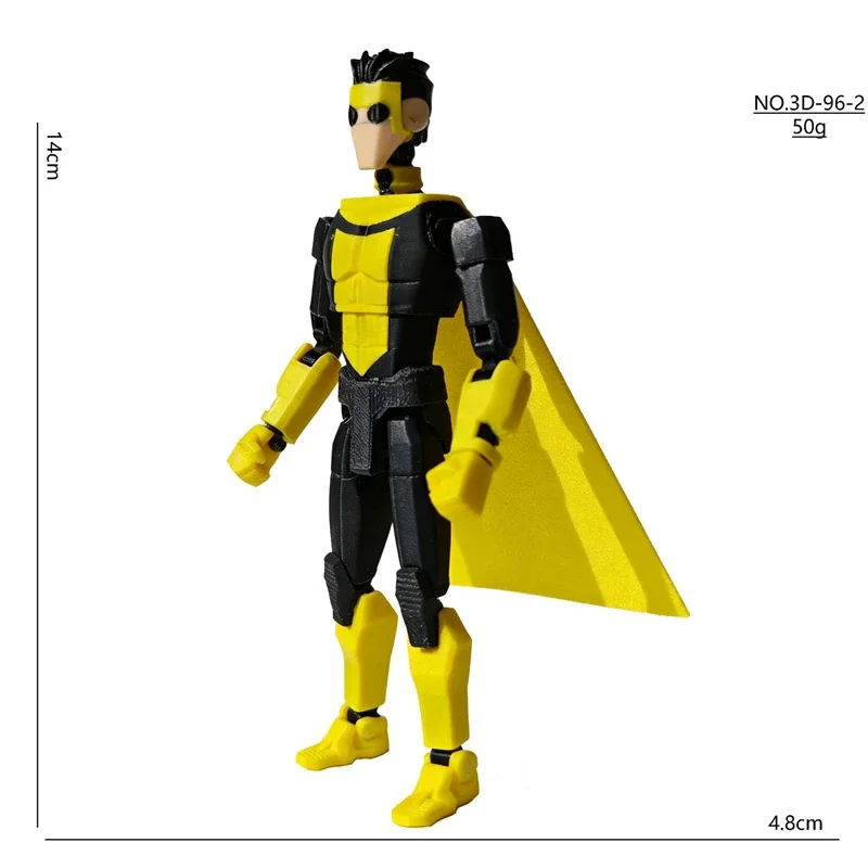 3D Printed Superheroes Anime Multi-Jointed Action Figures Ornaments Gifts
