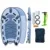

Drop Stitch Inflatable Short SUP Wake Surfing Jet Ski Beach Lifeguard Rescue Sled Surfboard Body Board