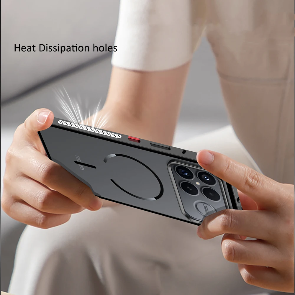 Aluminium Alloy Metal Frame Bumper + Acrylic Back Protector Case