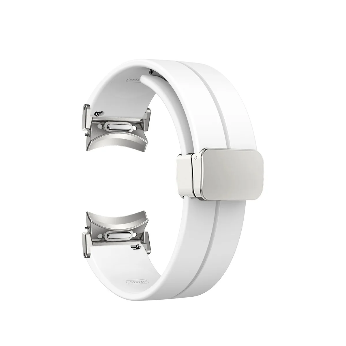 Magnetic Silicone Strap Sport Watchband - Versatile and Stylish Accessory
