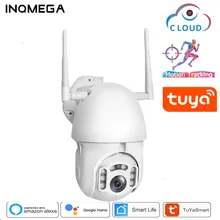 

INQMEGA 1080P WIFI PTZ IP Camera Wireless Outdoor Automatic Tracking High Speed Dome Camera Security Waterproof Monitoring Audio