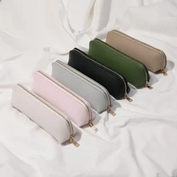 Fashion Organizer Pencil Bag  Small Brush Cosmetic Makeup Pouch Student School Office Stationery 18cm