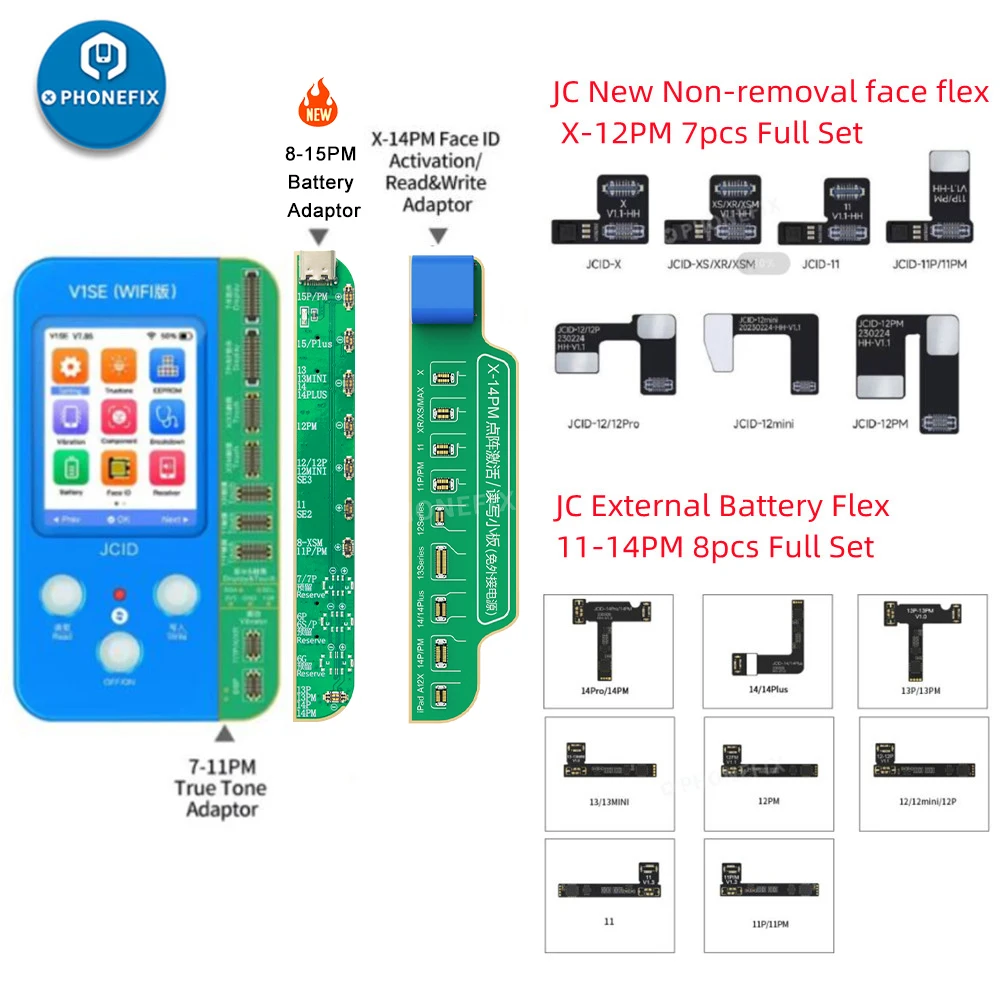 JCID V1SE oryginalny programator do odzyskiwania kolorów płyta LCD dla iPhone 12/13/14 Panel naprawczy True Tone dla oryginalnego ekranu