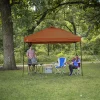 10' x 10' Brown Instant Outdoor Canopy with UV Protection 6