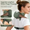 4D Bionic Finger Neck Shoulder Massager Wireless Neck Cervical Trapezius Kneading Massage Shawl Brushless Motor Neck masajeador 3