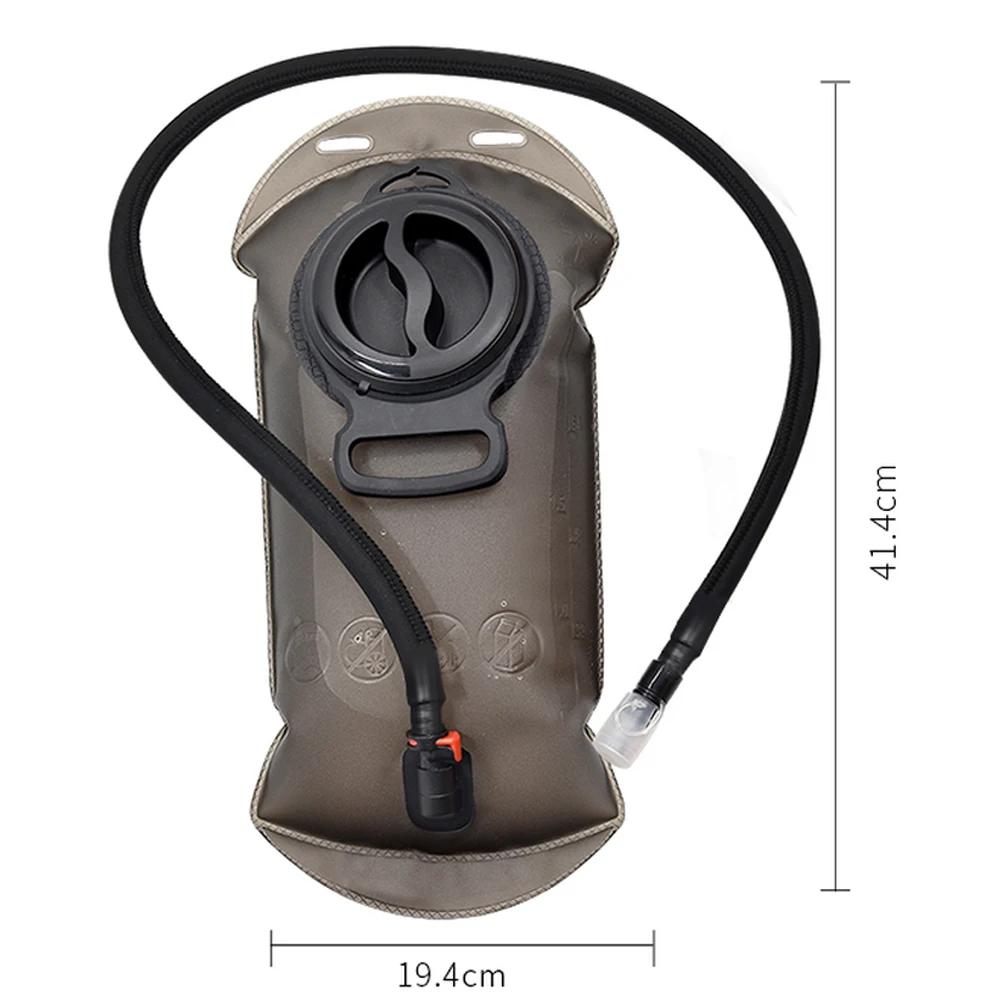 TPU Water Bag Water Bladder Quick Release  Wide Open 2.5L Marathon Running Mountaineering Riding 3