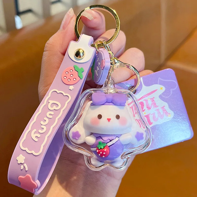 Key Chains Moon Rabbit | Purple Rabbit Keychain | Lovely
