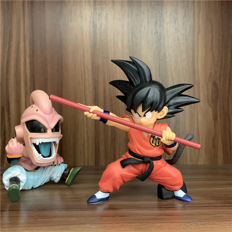 Dragon Ball Filho Goku tirar uma soneca figura de ação modelo de