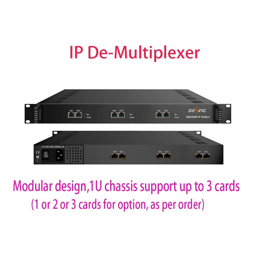 

IP De-Multiplexer ( Head-end IP TS Conversion Device)