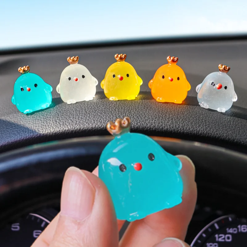 LuminousChicksCarDecorativeOrnamentsCreativeCuteCarInterior