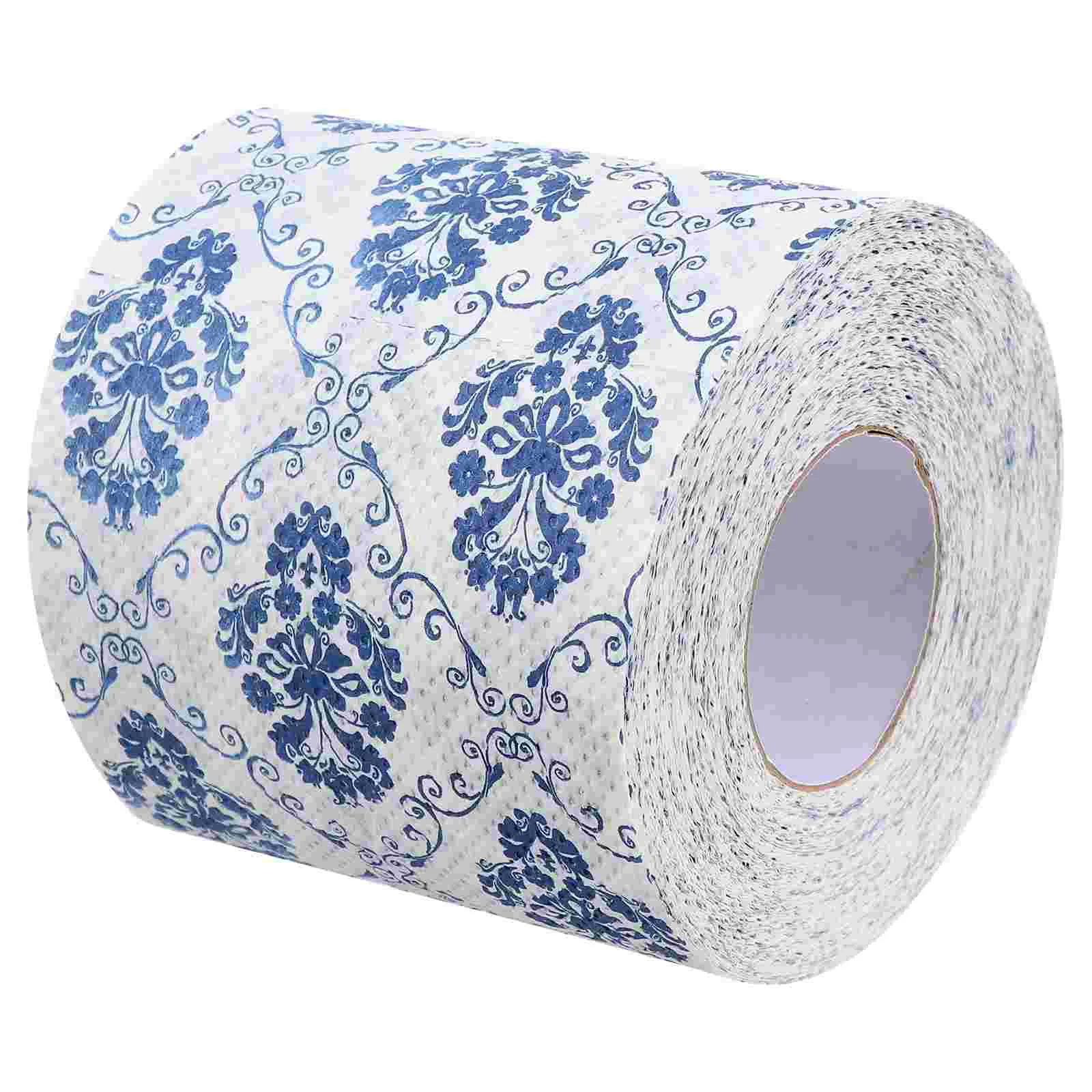 Printed Roll Paper Toilet Handkerchief Napkin for Home Tissue Supplies Disposable Printing