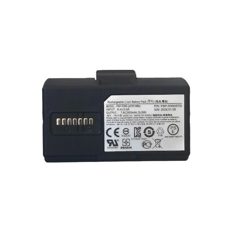 PBP-R300 for BIXOLON SPP-R300 SPP-R310 SPP-R318 SPP-R400 SPP-R418 7.4V 2600mAh P