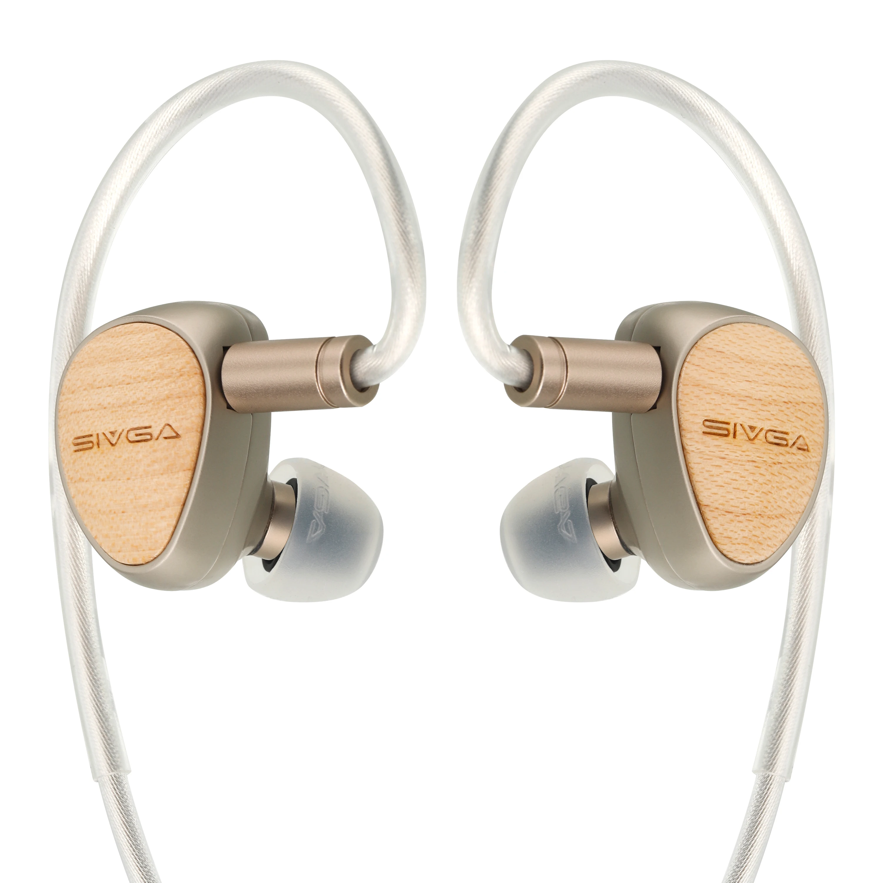 SIVGA Que 10mm Beryllium Diaphragm Dynamic Driver Earphones High-fidelity In-ear Wired Earbuds White Maple Wood Music Earpieces 5