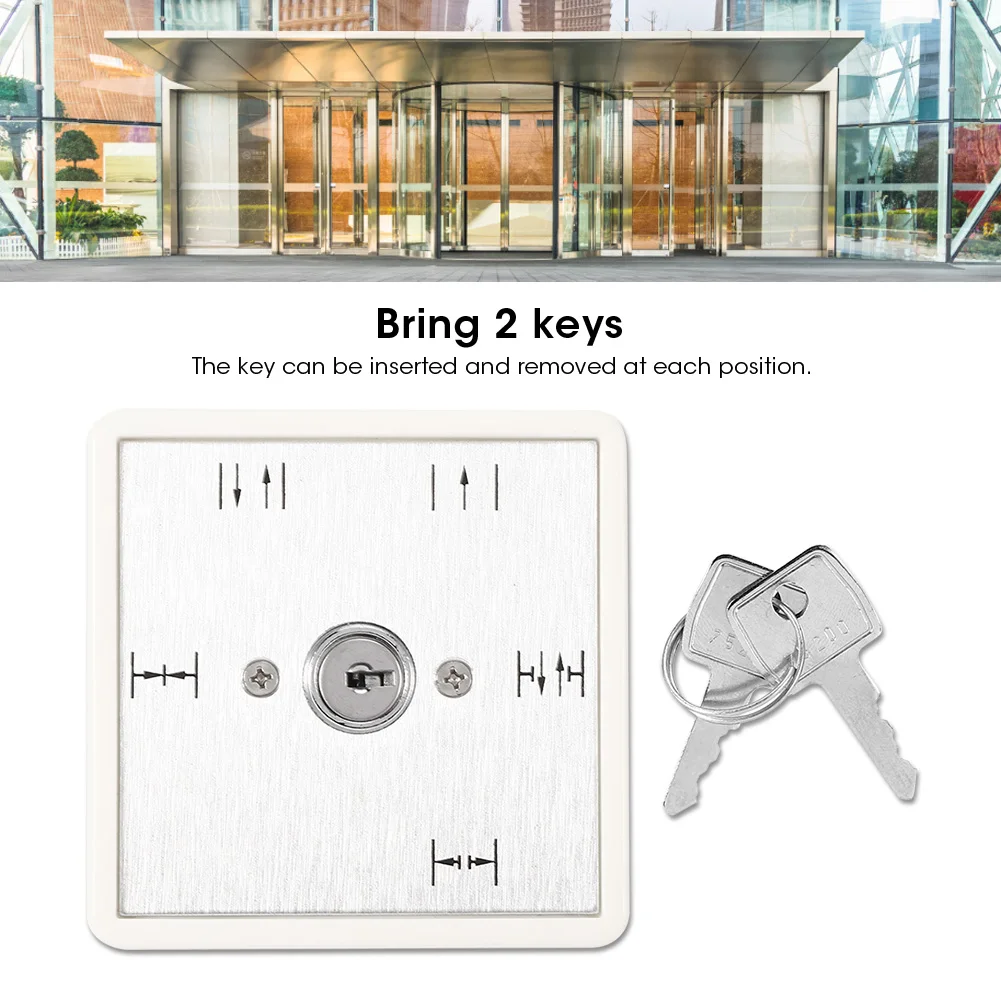 Position Key Switch Automatic Sliding Door Function Selection On-Off Switch