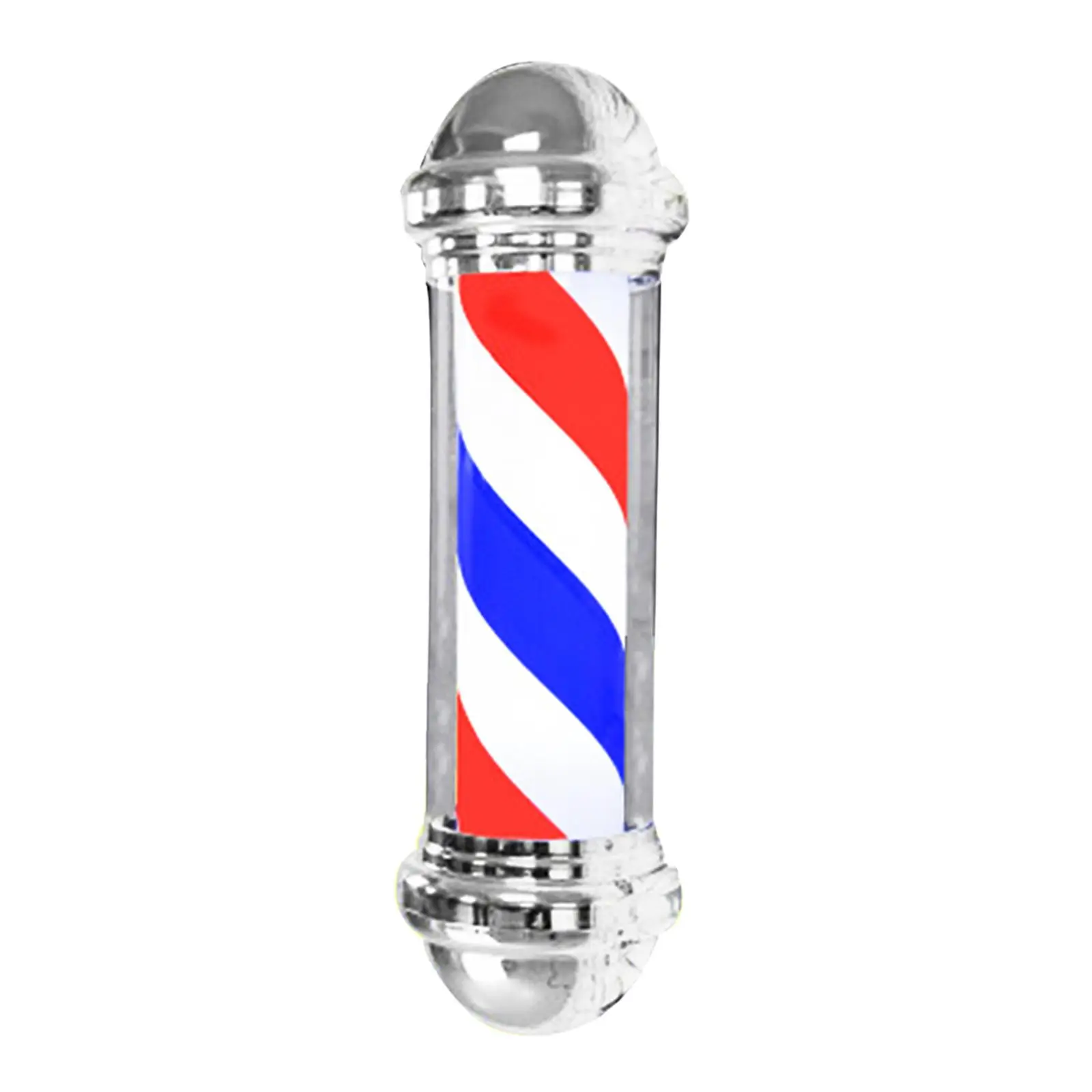 

Waterproof Barber Shop Pole Rotating Light Sign Lamp Wall Mounted Downlights LED Stripes Lights for Hairdressing Indoor