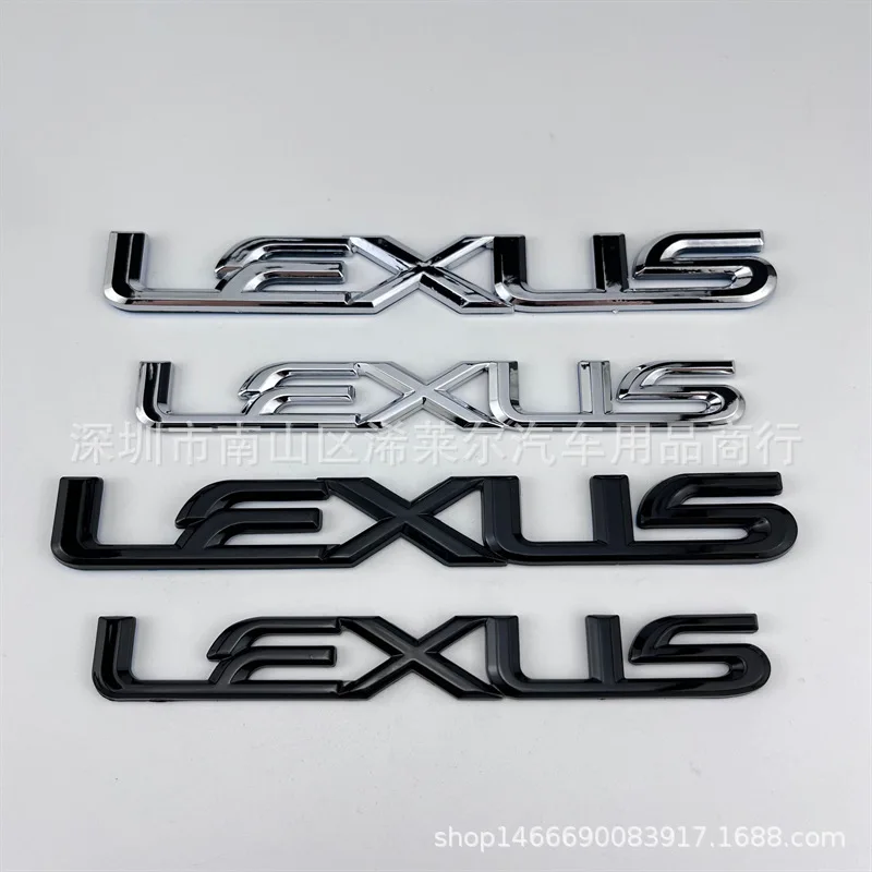 

Подходит для нового и старого логотипа Lexus и модификации автомобильных наклеек, черный и серебряный задний значок и задняя наклейка