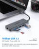 Forida USB Hub C 10Gbps Hub 9 IN 1 Docking Station RJ45 HDMI 4K30Hz 100PD Charging SD/TF Solt Adapter for Laptop Macbook 5