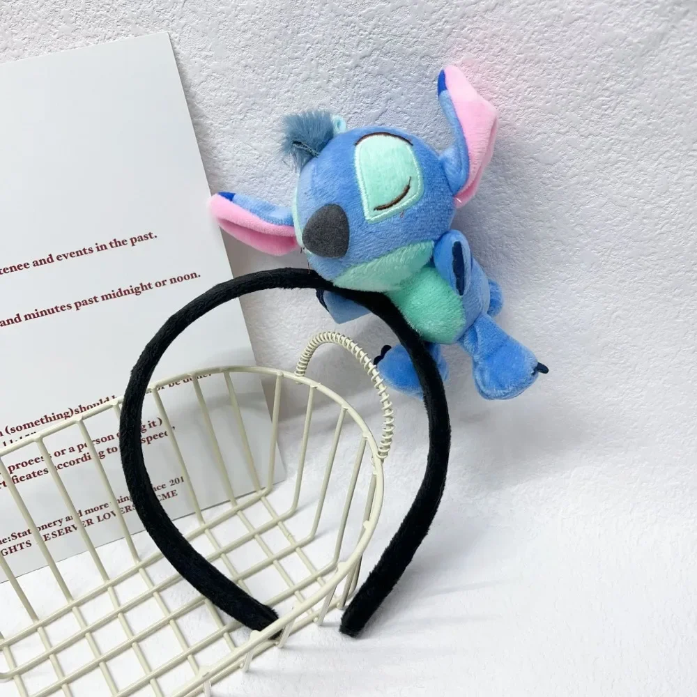 Disney Anime Lilo & Stitch Ears Headbands Kawaii Cartoon Plush Toys Stitch Hair Accessories for Girls Cute Party Supplies