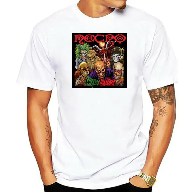 

NECRO merch tee death рэп-группа hiphop Ron рядная футболка