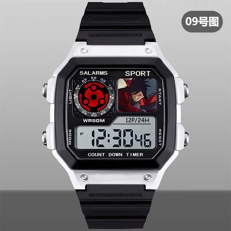Stylish Naruto-Themed Cartoon Digital Wristwatch - Perfect Gift