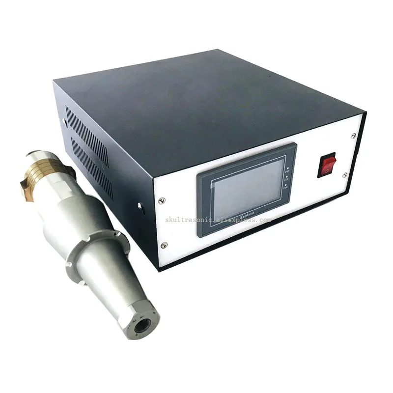 

15khz Automatic Frequency Adjustment Ultrasonic Generator And Piezo Ceramic Transducer For Nonwoven Fabric Welder