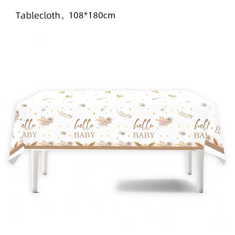 Willkommen Hallo Baby Mädchen Junge Banner Flaggen Girlande Teddybär Babyparty Geschlecht Geburtstag offenbaren Party Hintergrunddekorationen – Detail 2