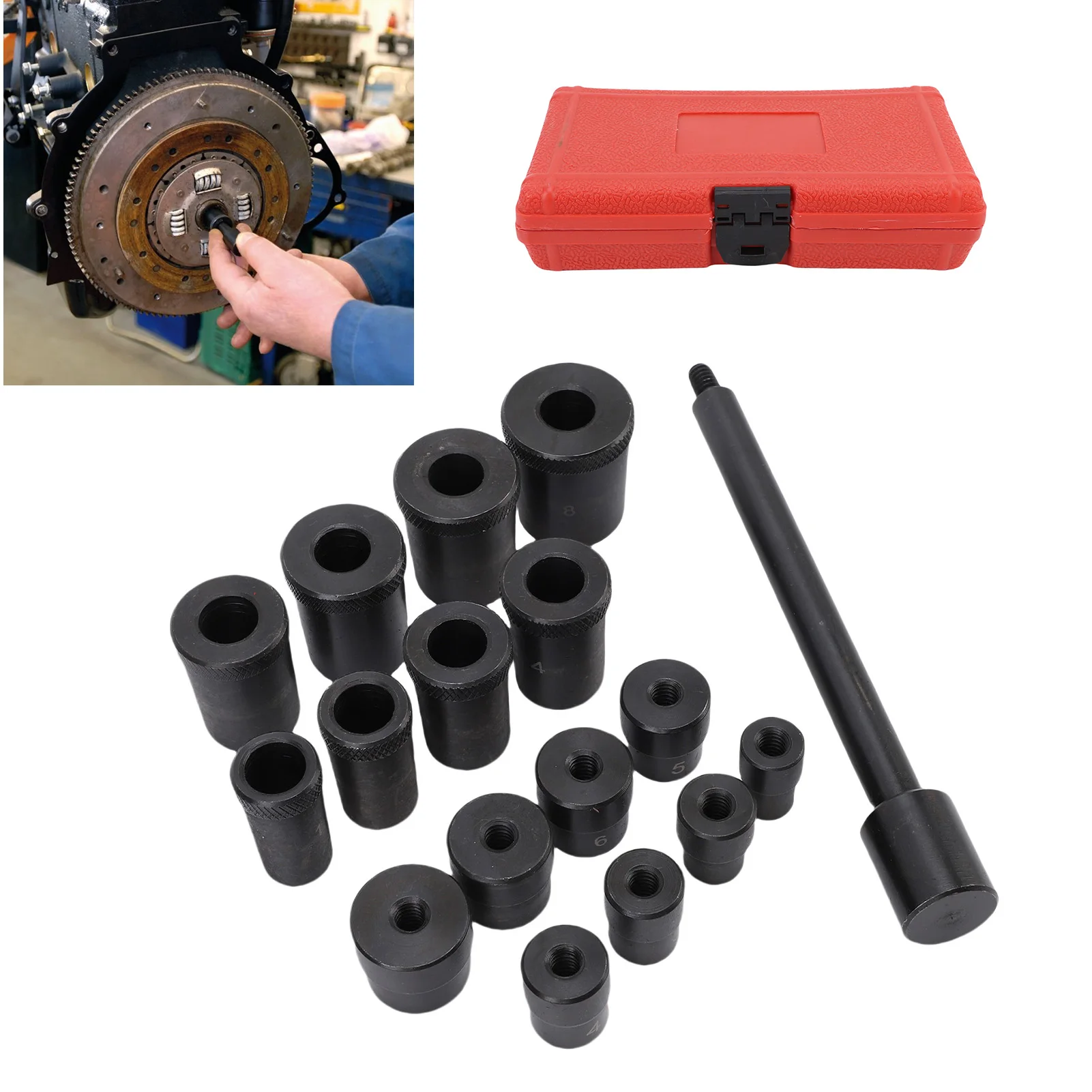 Alignment Tool Kit   Steel Flywheel  Hole  Drive Plate Alignment Tools for Most Sedans