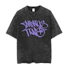 Minus Two T Shirt For Summer Casual Men Women Oversized Loose T-shirt Y2k Fashion Hip Hop Streetwear Top Black Retro Cotton Tees 2