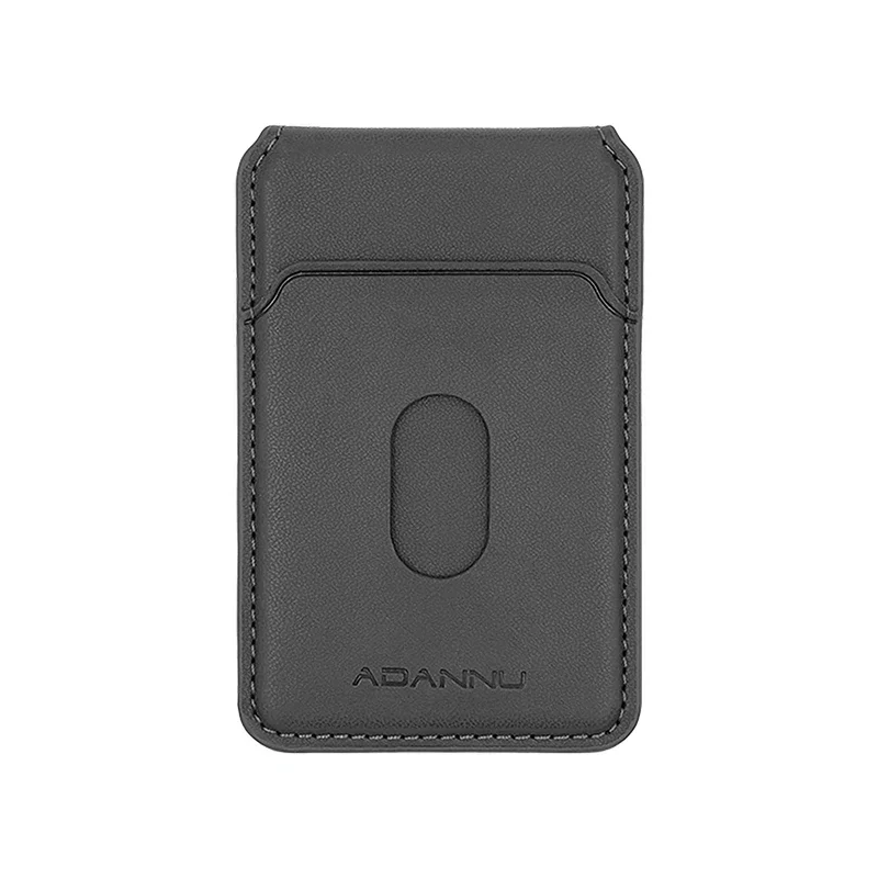 Leather Magnetic Card Holder - Strong Magnet Wallet