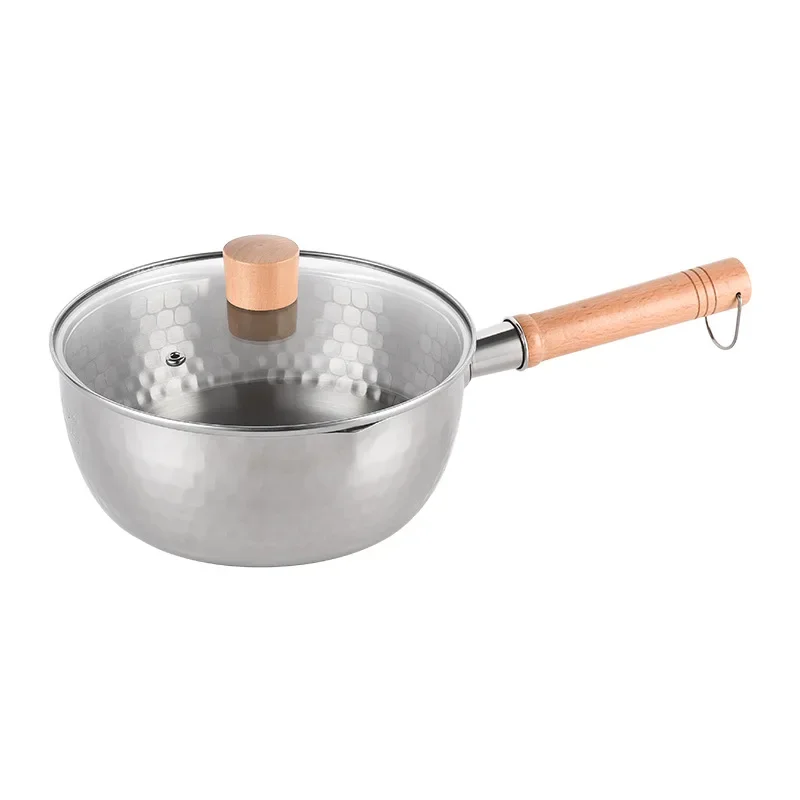 316 Stainless Steel Pot Household Small Milk Baby Food Pot Non-stick Spaghetti Borscht Induction Cooker