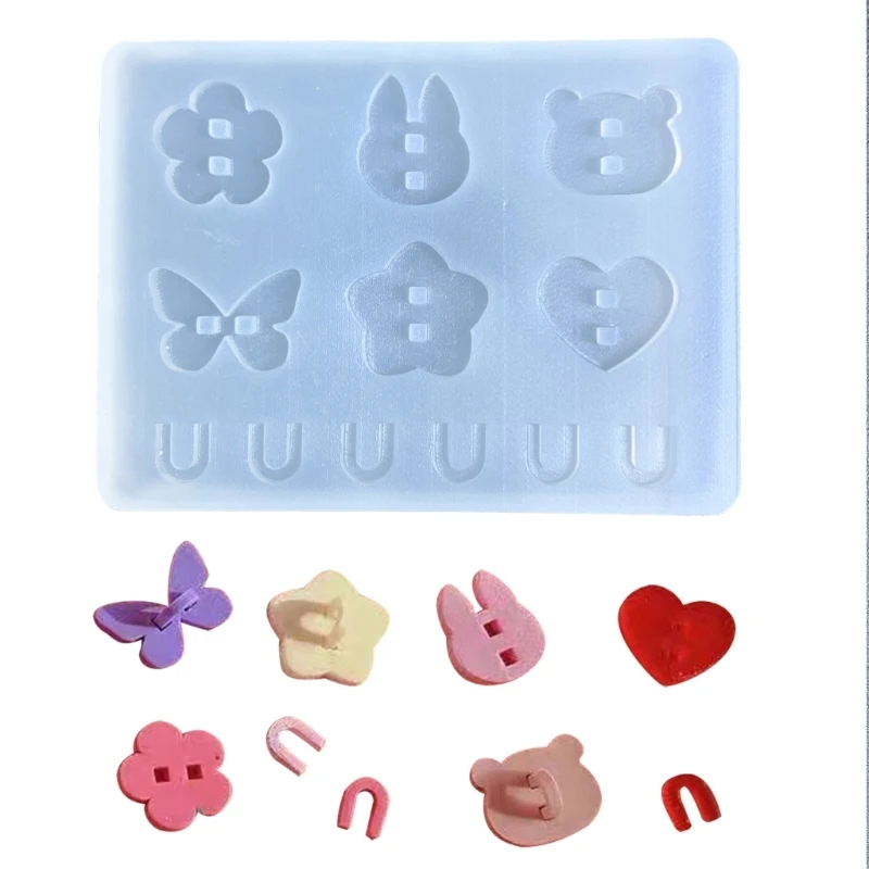 

Держатель подвески для телефона, смоляная форма, милая вешалка, силиконовая форма для брелка, подвески