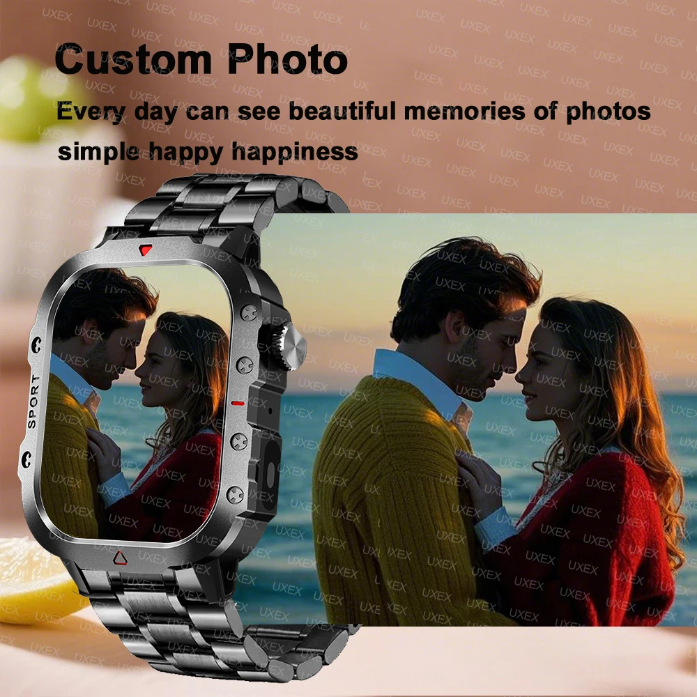 2026 Men Outdoor Sports Smartwatches 2.01 inch HD Screen Holiday Gifts Bluetooth Talking Smartwatches For Women LED Flashlight 4