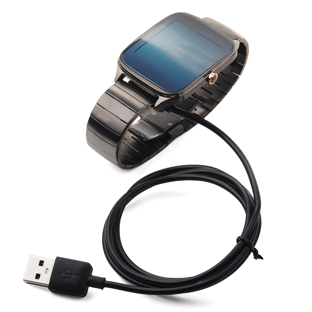 USB Charging Charger Cable Cord Charger Charging Cable Replacement Charging Cable Cord for ZenWatch 2 WI501Q WI502Q Smartwatch