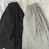 Y2K Side Eyelet Sweatpants Lace Up Drawstring Pants Streetwear Women Korean Pop Clothes Trend Harajuku Classic Baggy Trousers 3