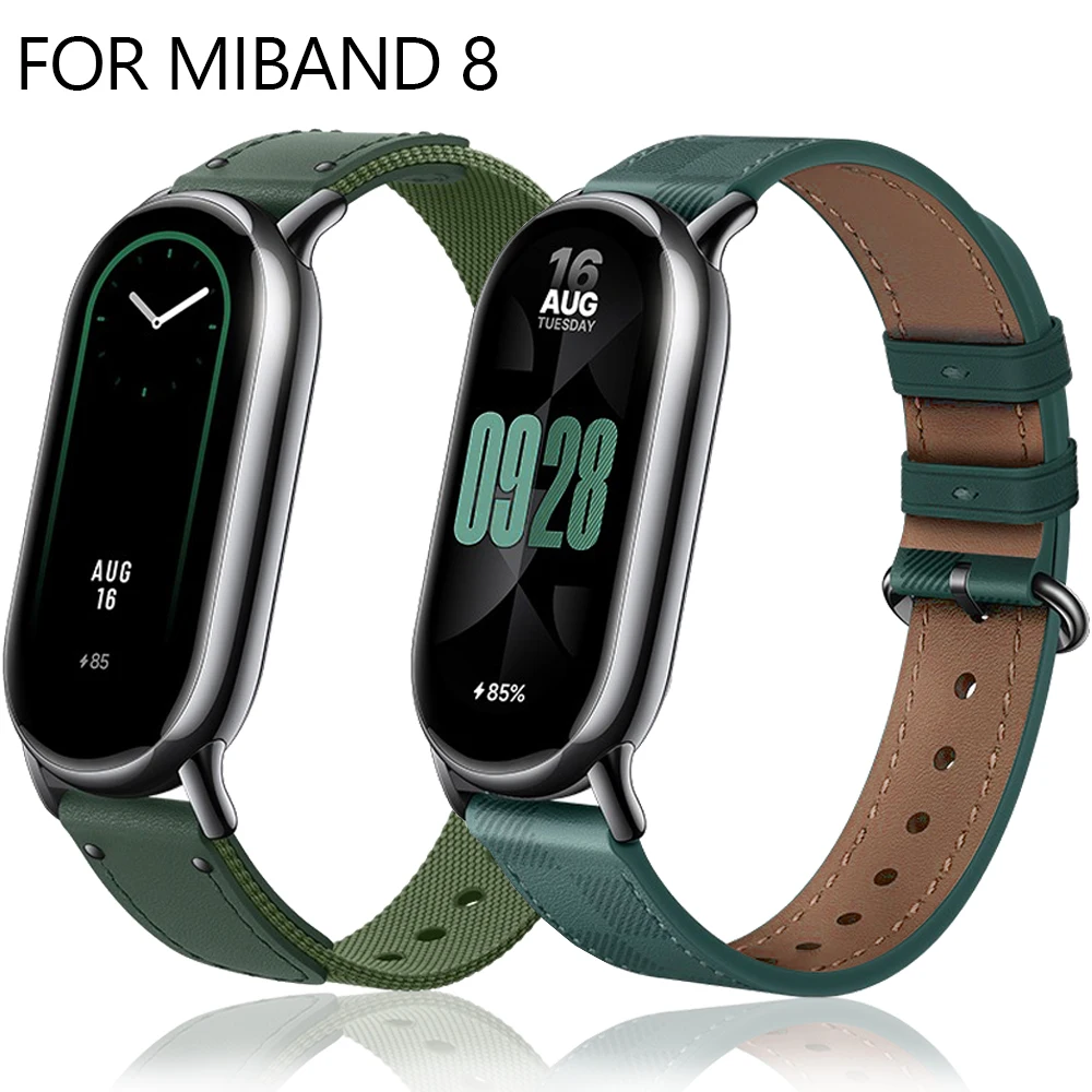 

Оригинальный нейлоновый ремешок для Xiaomi Mi Band 8, сменный кожаный ремешок для наручных часов Mi Band 8, ремешок для Mi Band 8