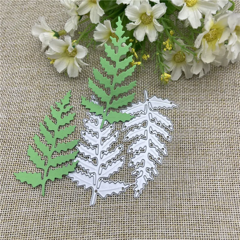 2PCS leafage Frame Metal Cutting Dies Stencils For DIY Scrapbooking Decorative Embossing Handcraft Template