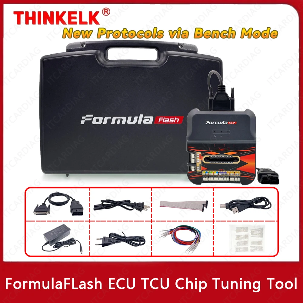 

FormulaFLash Formula Flash ECU TCU Programmer Tool ECU Clone IMMO OFF DTC Clean VIN modify via Bench Read & Write EEPROM/ FLASH