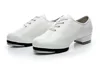 Free Return Hot Sale Shiny Leather Tap Shoes for Children Men Women Lace Up Size EU26-EU46 Aluminum Taps Jazz Clogging Shoes 5