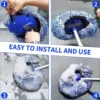 Replacement Cloth Cover for Car Long Handle Brush Head Car Wash Brush Plush Mop Brush Cover 1pc Car Cleaning Car Accessories 6