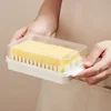 Covered Butter Cutting Storage Box Refrigerator Cheese Cheese Baking Storage Storage Fresh Baking Butter Knife Cutter Convenient 6