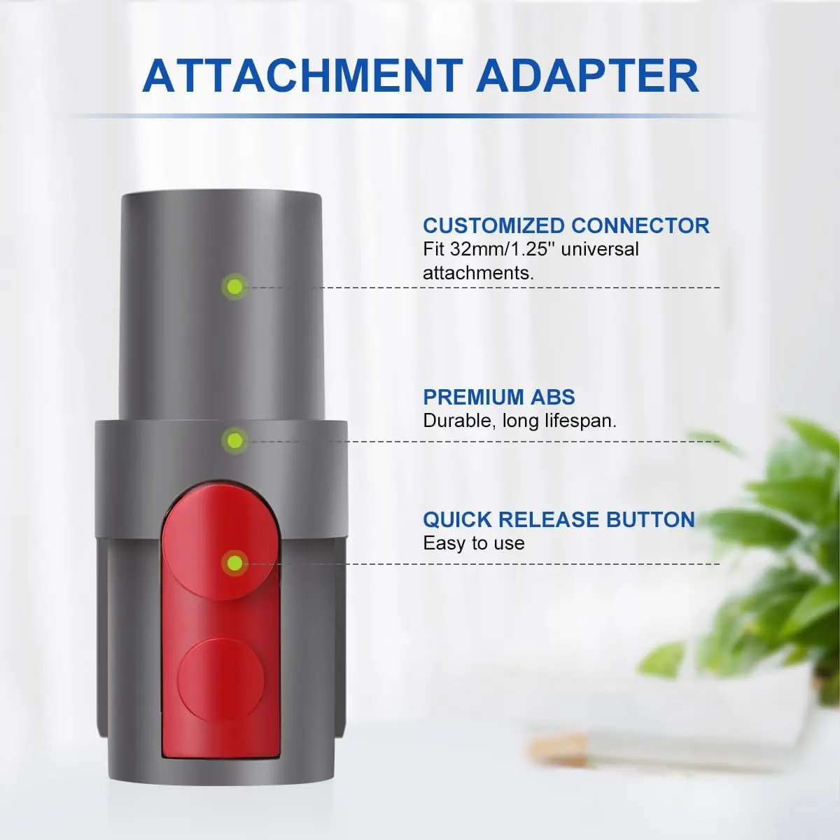 Sweeping Parts Household Sweeper Cleaning Tool Adapter For DYSON V7 V8 V10 V11 SV10 SV11 SV12 V15 Vacuum Cleaner For 32mm Tool - 5