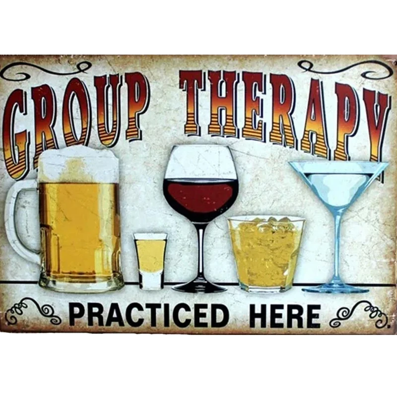 

Металлический плакат для групповой терапии, 20*30 см