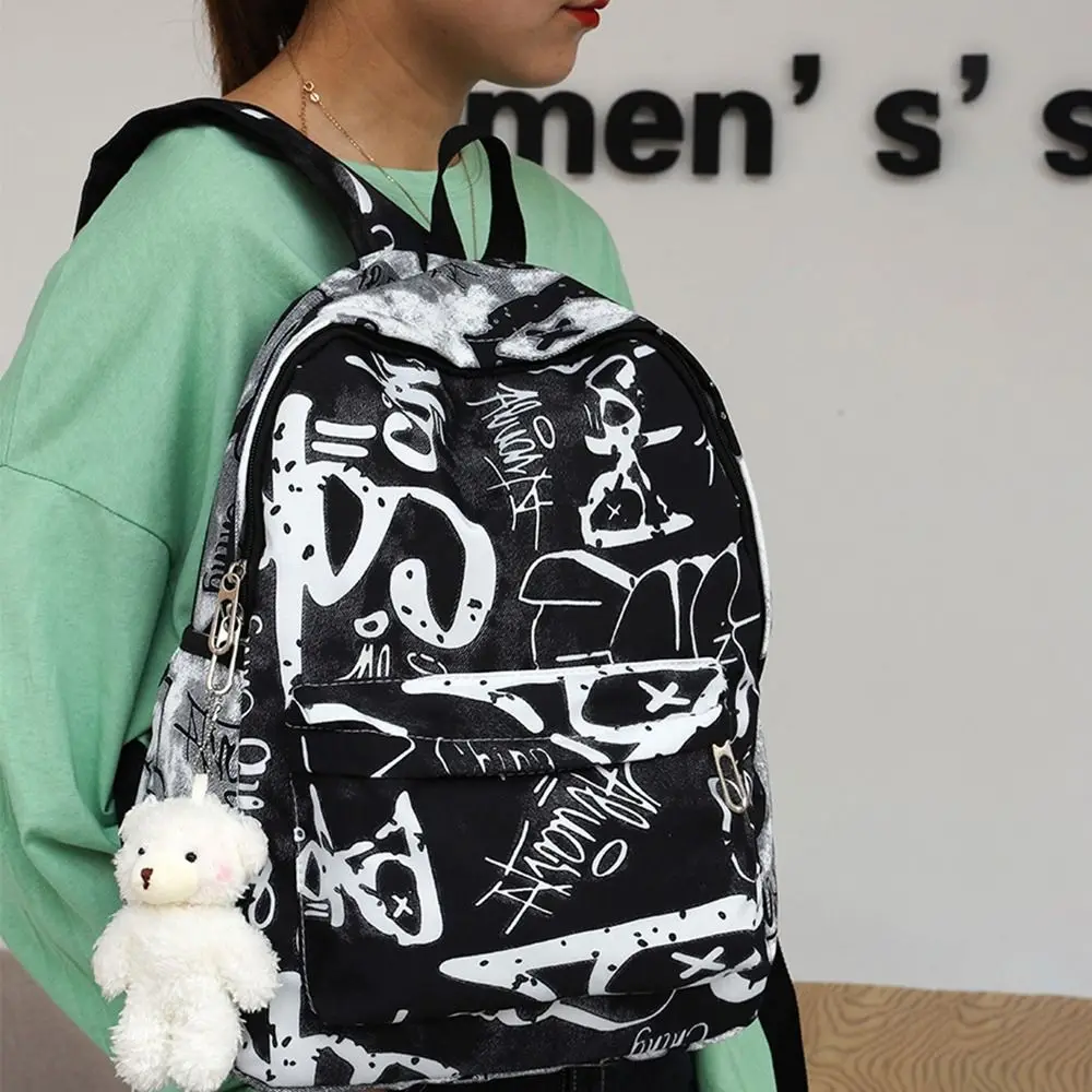 Fashion Women's Large Capacity Student Casual Ins Backpack Korean Version New Sen Series Men's Bag