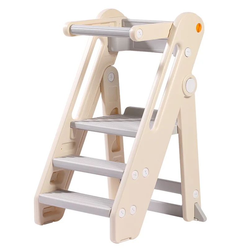 Montessori Learning Tower,Baby Washstand Step Stool,Foldable Children's Ascending Stool, Handwashing Pedal Stair Stool Kids Step