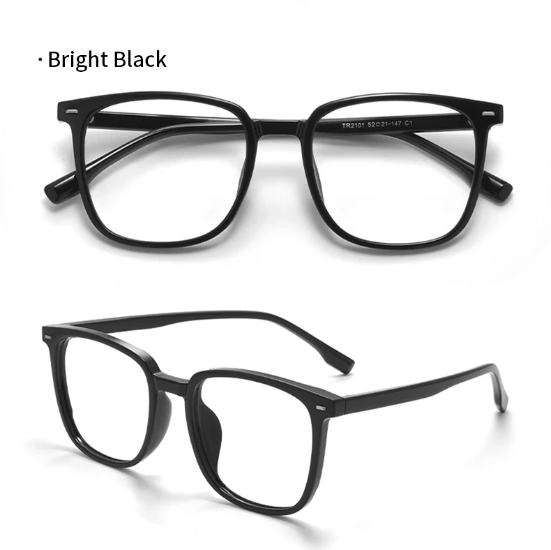 Xbora Ultraleichte TR90 Business-Herren-Brillengestelle, klassische Mode, optische verschreibungspflichtige Damen-Vollformat-Brillen TR2101T – Detail 11